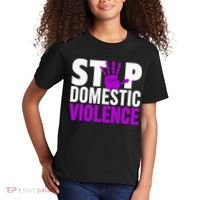 Stop Domestic Violence Domestic Violence Awareness Kids T-Shirt thumb 2