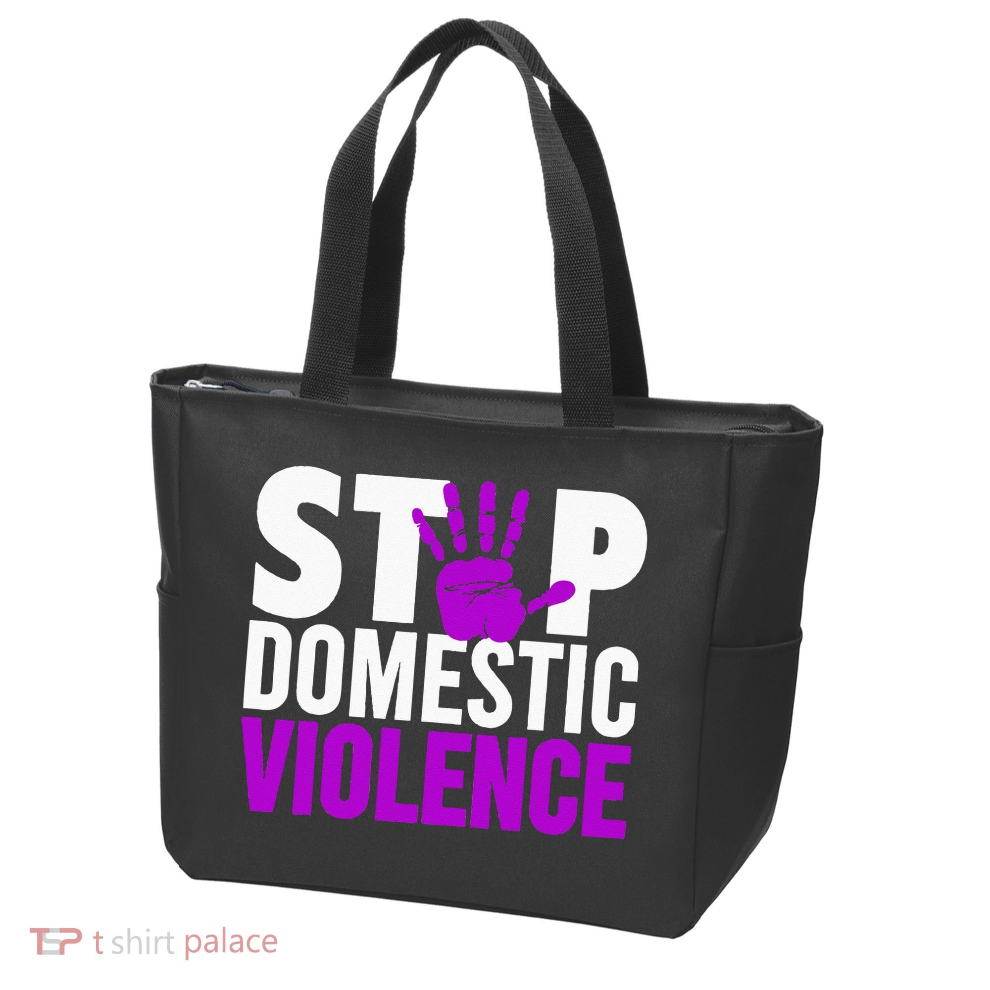 Stop Domestic Violence Domestic Violence Awareness Tote Bag