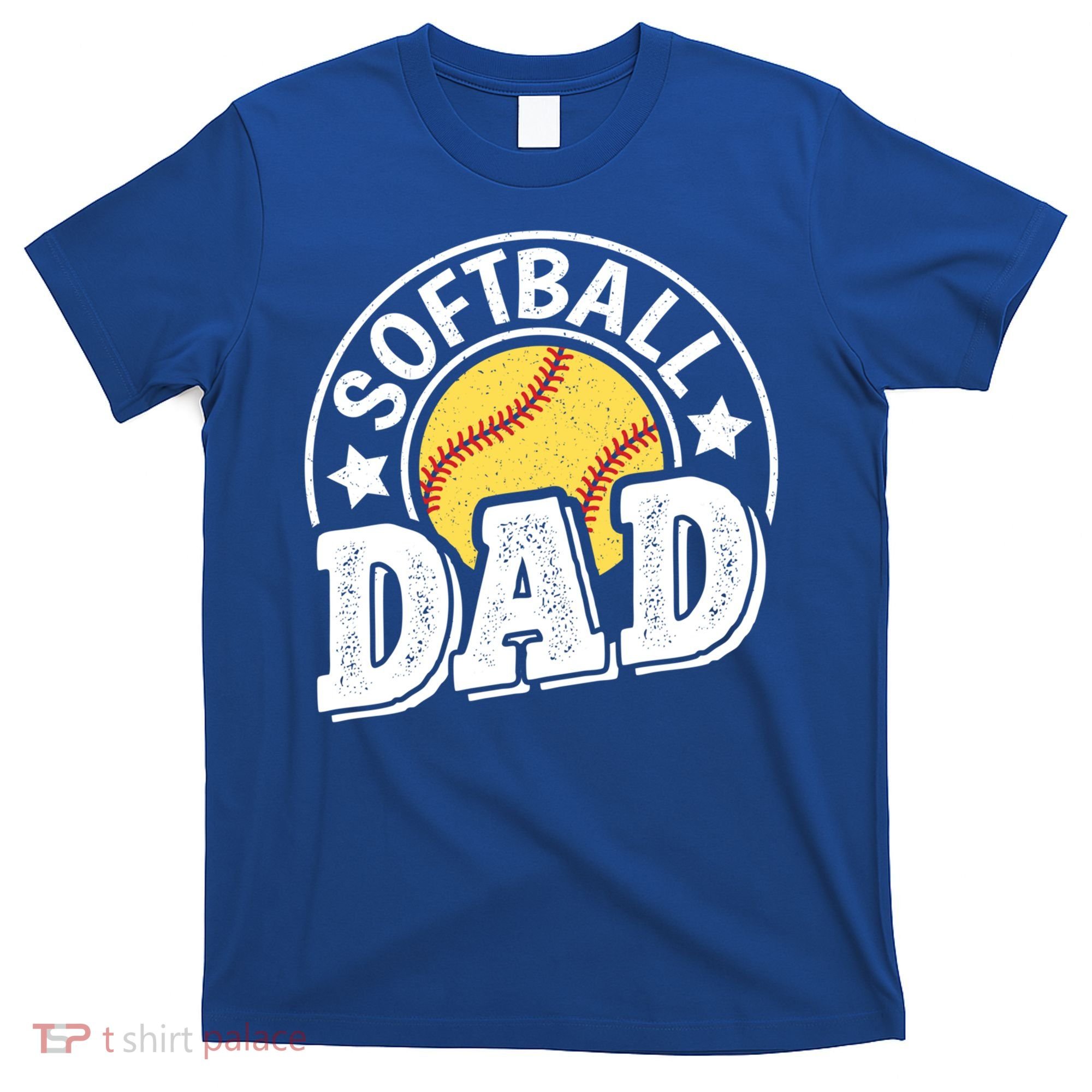 Softball Dad Vintage Softball Gift T-Shirt