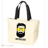 Softball Dad With Beard And Cool Sunglasses Tote Bag thumb 3