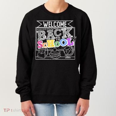 Sketchy Doodle Welcome Back To School Women's Sweatshirt