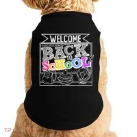 Sketchy Doodle Welcome Back To School Doggie Tank thumb 0