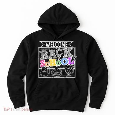 Sketchy Doodle Welcome Back To School Hoodie