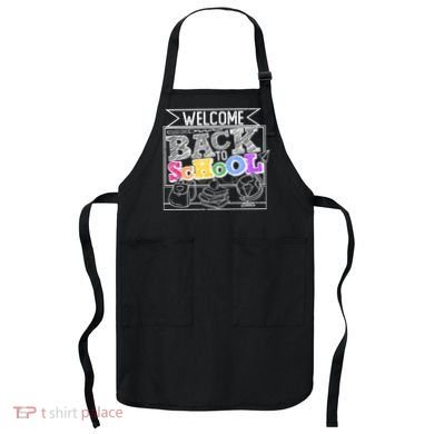 Sketchy Doodle Welcome Back To School Apron