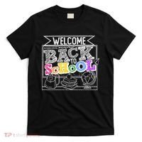 Sketchy Doodle Welcome Back To School T-Shirt thumb 0