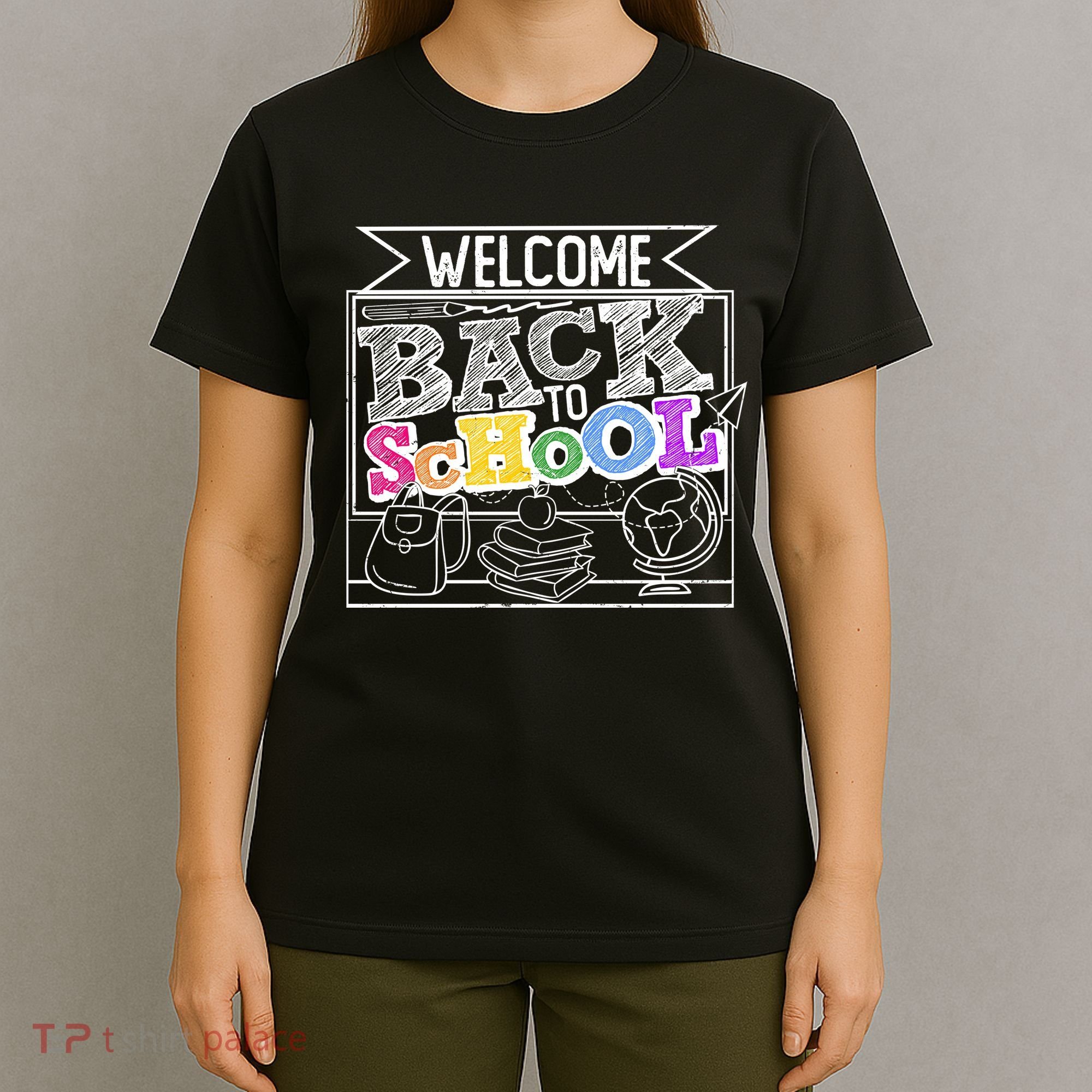 Sketchy Doodle Welcome Back To School T-Shirt