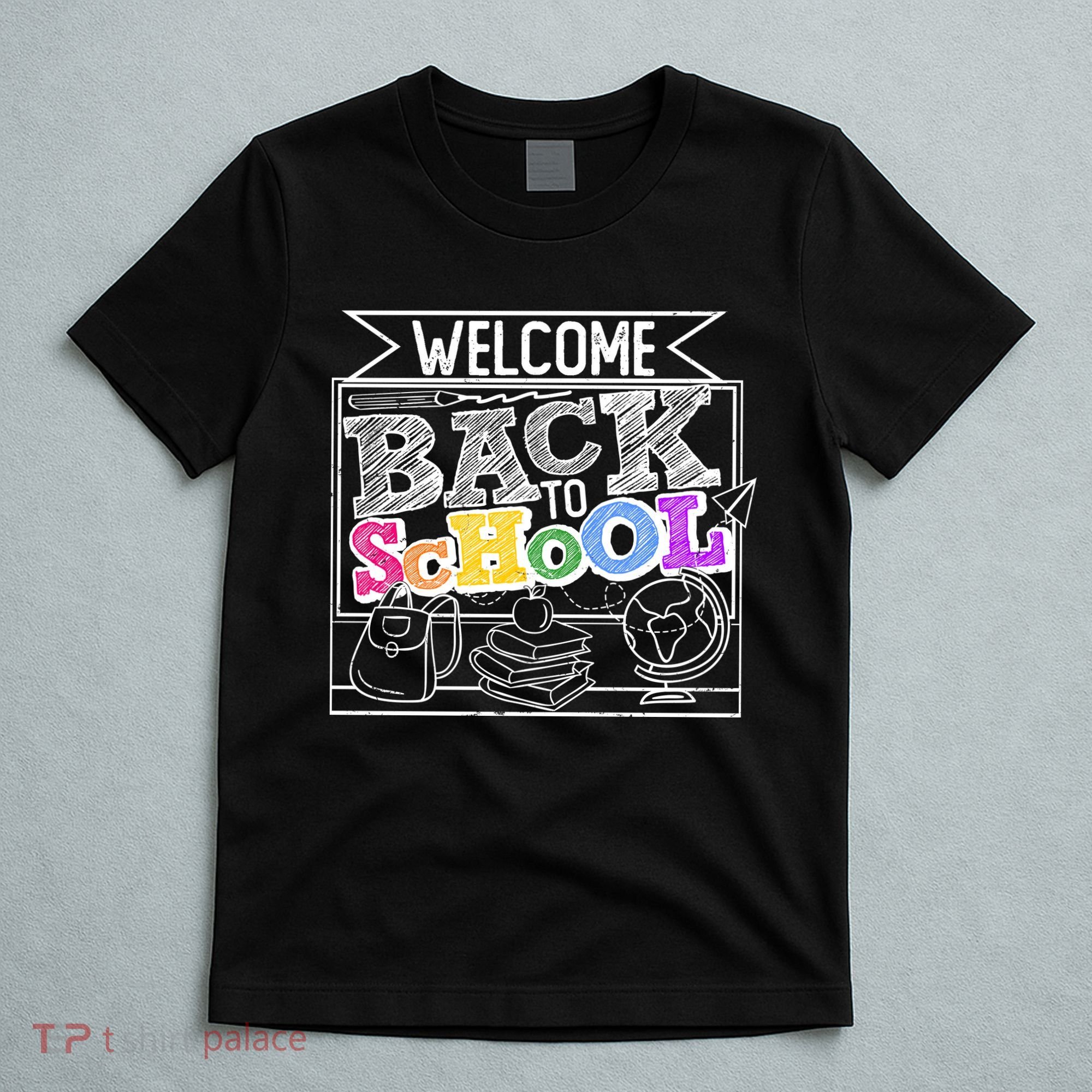 Sketchy Doodle Welcome Back To School T-Shirt