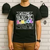 Sketchy Doodle Welcome Back To School T-Shirt thumb 6