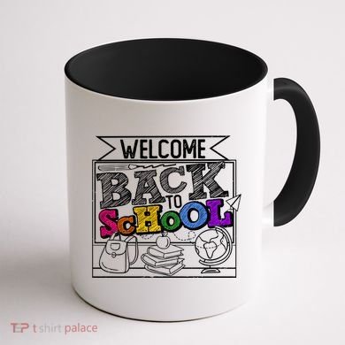 Sketchy Doodle Welcome Back To School Coffee Mug back