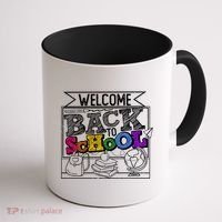 Sketchy Doodle Welcome Back To School Coffee Mug thumb 1