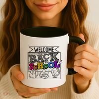 Sketchy Doodle Welcome Back To School Coffee Mug thumb 3