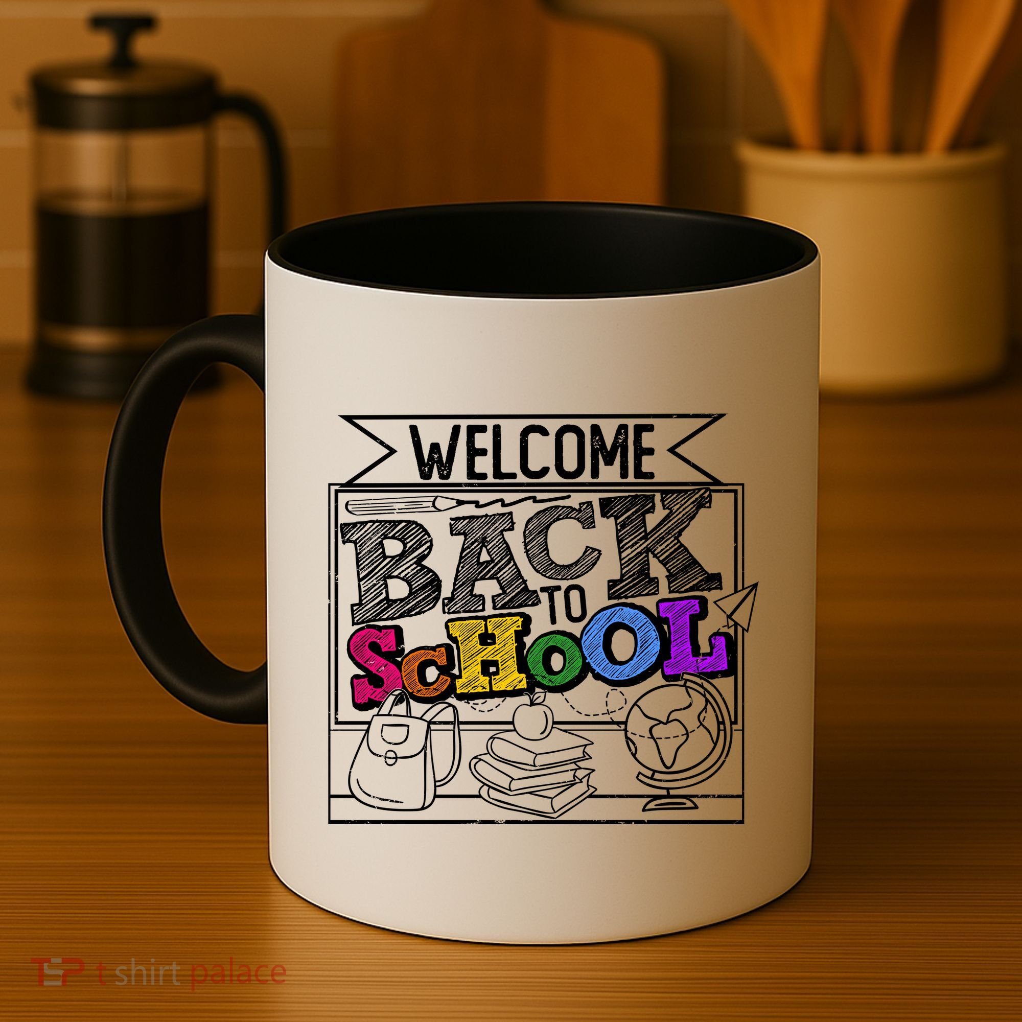 Sketchy Doodle Welcome Back To School Coffee Mug