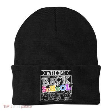 Sketchy Doodle Welcome Back To School Beanie