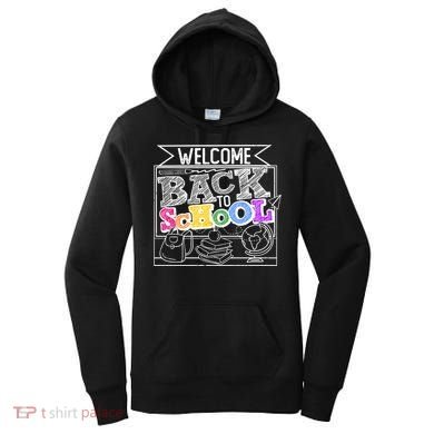 Sketchy Doodle Welcome Back To School Women's Hoodie