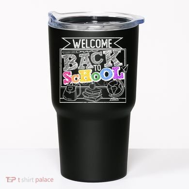 Sketchy Doodle Welcome Back To School Tumbler