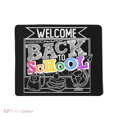 Sketchy Doodle Welcome Back To School Mousepad