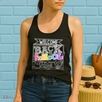 Sketchy Doodle Welcome Back To School Women's Tank Top thumb 2
