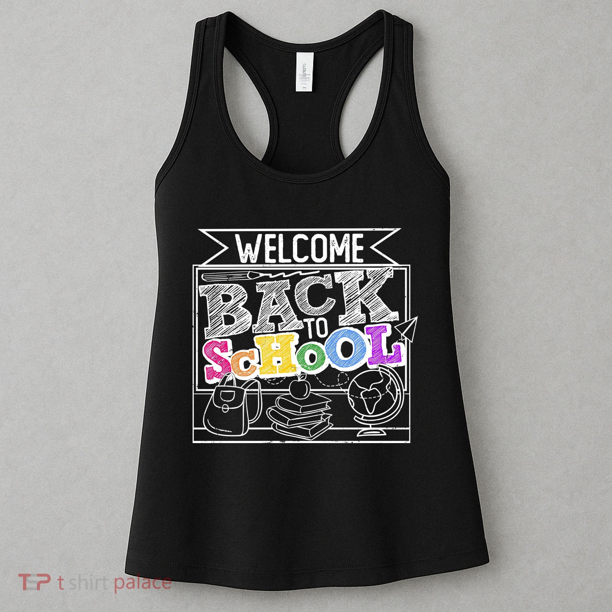 Sketchy Doodle Welcome Back To School Women's Tank Top