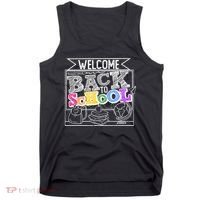 Sketchy Doodle Welcome Back To School Tank Top thumb 0
