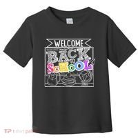 Sketchy Doodle Welcome Back To School Toddler T-Shirt thumb 0