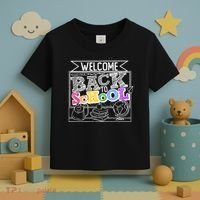 Sketchy Doodle Welcome Back To School Toddler T-Shirt thumb 3