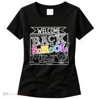 Sketchy Doodle Welcome Back To School Women's T-Shirt thumb 0
