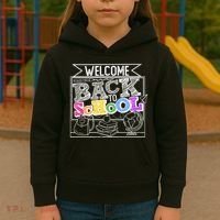 Sketchy Doodle Welcome Back To School Kids Hoodie thumb 3