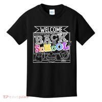 Sketchy Doodle Welcome Back To School Kids T-Shirt thumb 0