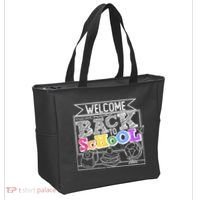Sketchy Doodle Welcome Back To School Tote Bag thumb 2