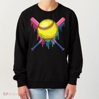 Softball Drip Women Ice Cream Drip Respect The Drip Women's Sweatshirt thumb 0