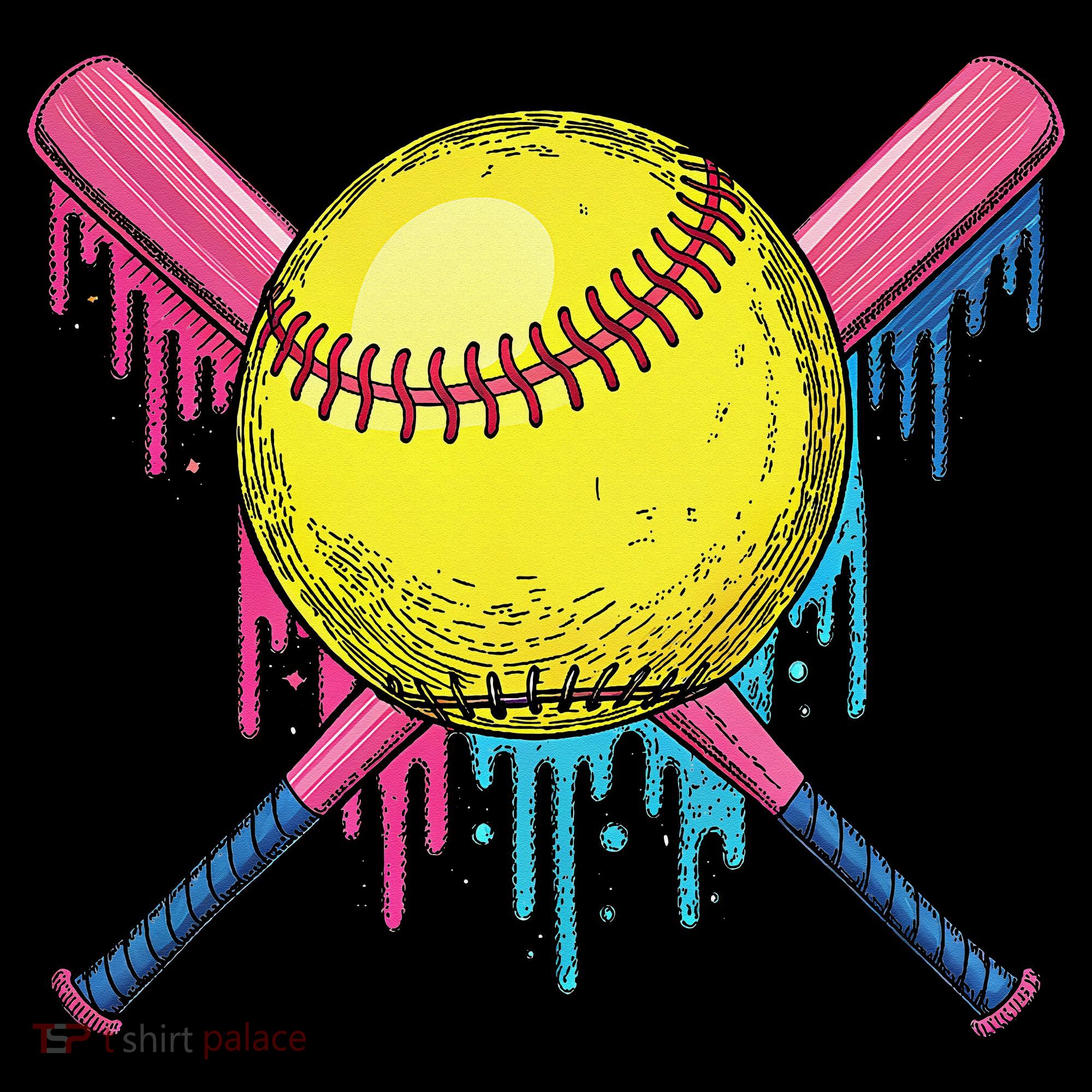 Softball Drip Women Ice Cream Drip Respect The Drip Coffee Mug