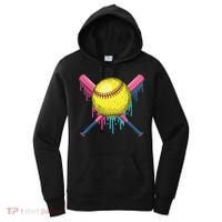 Softball Drip Women Ice Cream Drip Respect The Drip Women's Hoodie thumb 0
