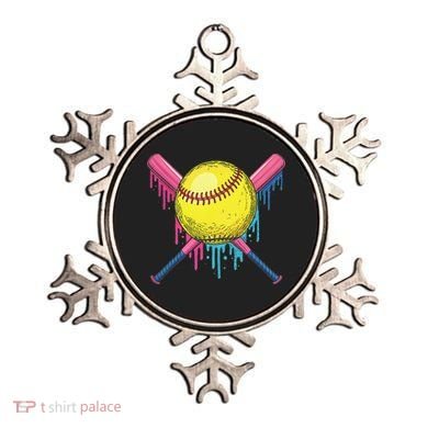 Softball Drip Women Ice Cream Drip Respect The Drip Ornament