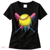 Softball Drip Women Ice Cream Drip Respect The Drip Women's T-Shirt thumb 0