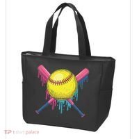 Softball Drip Women Ice Cream Drip Respect The Drip Tote Bag thumb 3