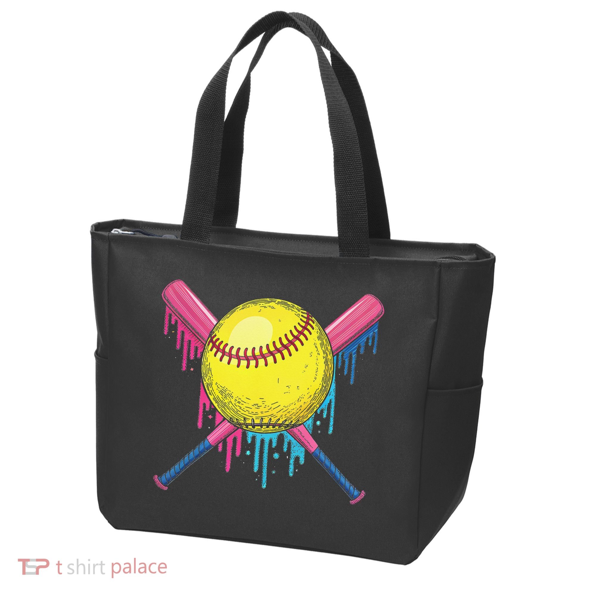 Softball Drip Women Ice Cream Drip Respect The Drip Tote Bag