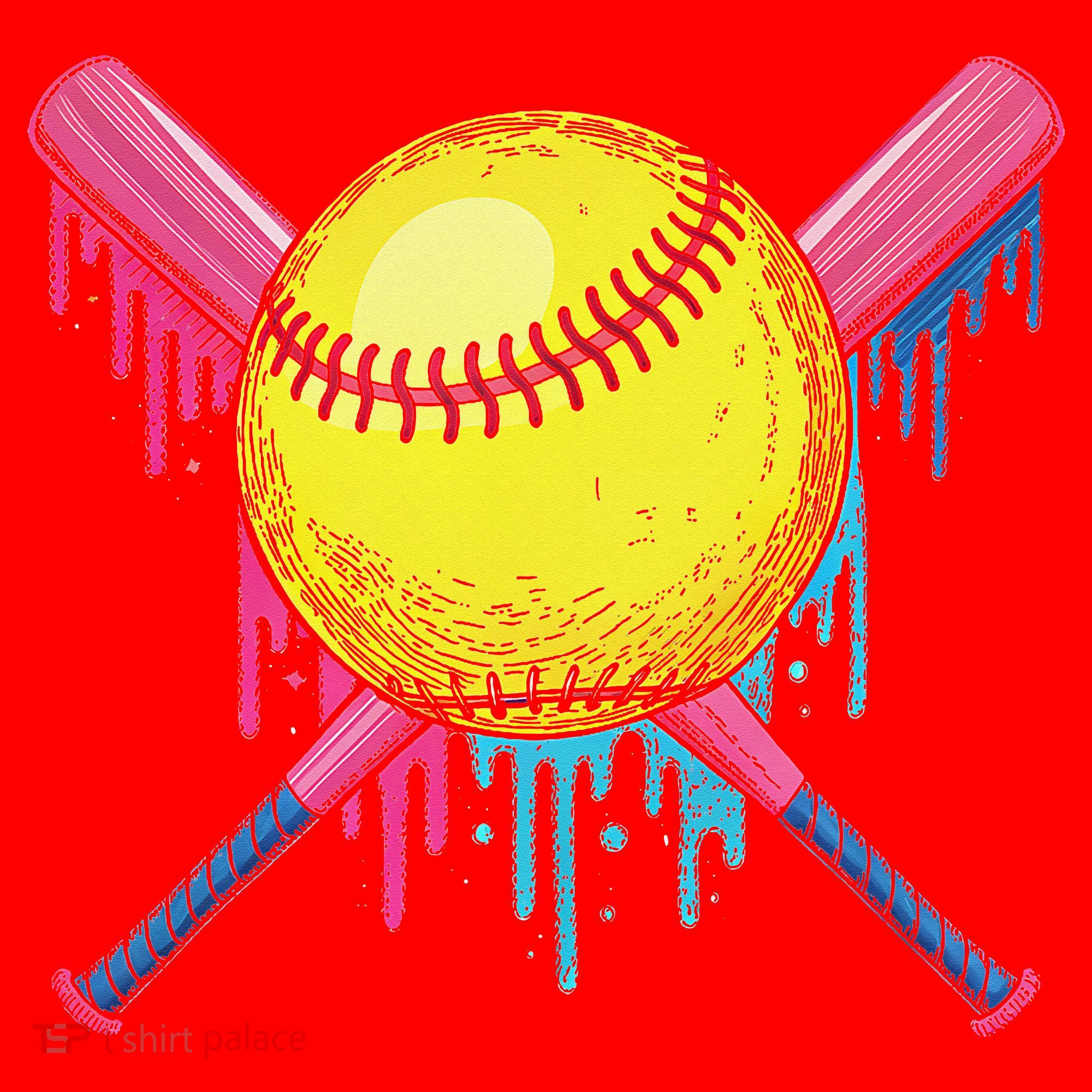Softball Drip Women Ice Cream Drip Respect The Drip Santa Hat