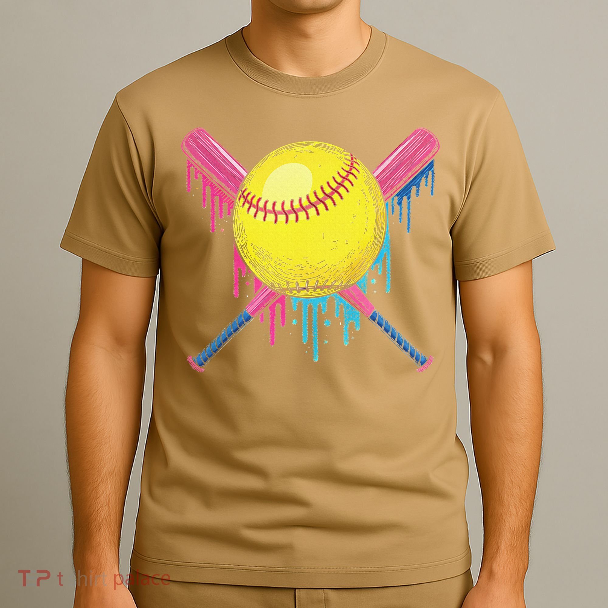 Softball Drip Women Ice Cream Drip Respect The Drip T-Shirt