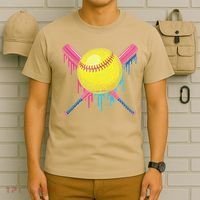 Softball Drip Women Ice Cream Drip Respect The Drip T-Shirt thumb 6