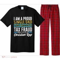 Single Dad Who Commits Tax Fraud Pajama Set thumb 0