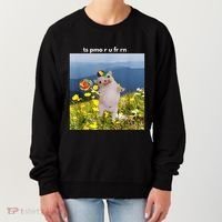 Silly Dog With Lollipop Meme Gen Z Brainrot Slang Meme Women's Sweatshirt thumb 0