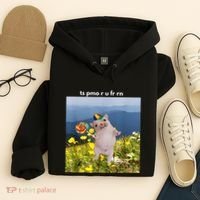 Silly Dog With Lollipop Meme Gen Z Brainrot Slang Meme Hoodie thumb 4