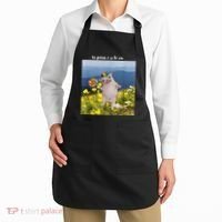 Silly Dog With Lollipop Meme Gen Z Brainrot Slang Meme Apron thumb 2