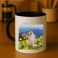 Silly Dog With Lollipop Meme Gen Z Brainrot Slang Meme Coffee Mug thumb 4