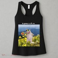 Silly Dog With Lollipop Meme Gen Z Brainrot Slang Meme Women's Tank Top thumb 3
