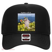 Silly Dog With Lollipop Meme Gen Z Brainrot Slang Meme Hat thumb 0