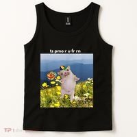 Silly Dog With Lollipop Meme Gen Z Brainrot Slang Meme Tank Top thumb 2