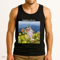 Silly Dog With Lollipop Meme Gen Z Brainrot Slang Meme Tank Top thumb 3