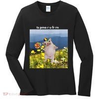Silly Dog With Lollipop Meme Gen Z Brainrot Slang Meme Women's Long Sleeve Shirt thumb 0
