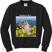 Silly Dog With Lollipop Meme Gen Z Brainrot Slang Meme Kids Sweatshirt thumb 0